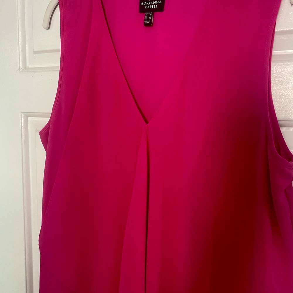 Adrianna Papell  Sleeveless Asymmetrical Dress